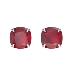 4.90 ctw Genuine Blue Topaz & White Topaz .925 Sterling Silver Ring