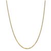 Image 1 : 14k Yellow Gold 2.2 mm Beveled Curb Chain - 22 in.