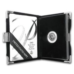 2002-W 1/10 oz Proof Platinum American Eagle (w/Box & COA)