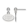 Image 1 : Sterling Silver New York Jets Dangle Ball Earrings