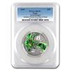 Image 1 : 2019 Palau 2 oz Silver Green Dragon Mythical Creatures MS-70 PCGS