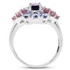 Image 2 : 1.70 ctw Genuine Tanzanite .925 Sterling Silver Ring