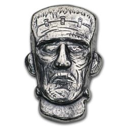 1.5 oz Hand Poured Silver - MPM (Frankenstein)