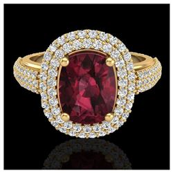 1.40 ctw VS Black Diamond Solitaire Ring 10K Rose Gold