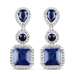 14K Rose Gold Plated 0.73 ctw Genuine White Diamond .925 Sterling Silver Ring