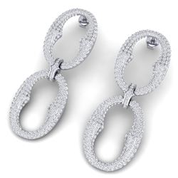 4.20 ctw Emerald & Diamond Pendant 10K Yellow Gold