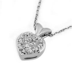 0.20 ctw VS/SI Diamond Necklace 14K White Gold