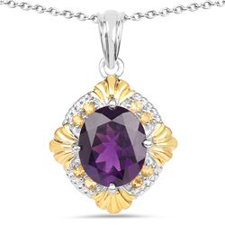 2.09 ctw Genuine Crystal Quartz & White Topaz .925 Sterling Silver Ring