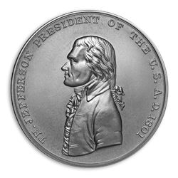 U.S. Mint Silver Thomas Jefferson Presidential Medal