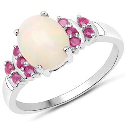 2.40 ctw Genuine Blue Zircon .925 Sterling Silver Earrings