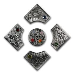 2013 Niue 5-Coin Silver 5x $2 The Four Seasons Proof Set