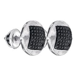 Sterling Silver Round Diamond Twist Fashion Band Ring .03 Cttw