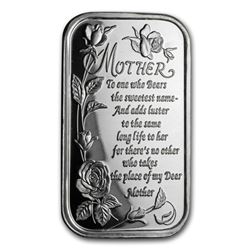 1 oz Silver Bar - Poem for Mother