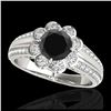 Image 1 : 1.15 ctw H-SI/I Diamond Solitaire Ring 10K White Gold