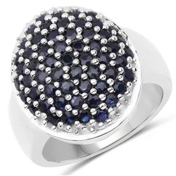 2.59 ctw Fancy Black Diamond Solitaire Ring 10K Rose Gold