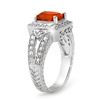 Image 2 : 1.33 ctw VS/SI Cushion Diamond 2pc Set Halo 14K Rose Gold