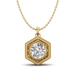 10.36 ctw Citrine & VS/SI Diamond Tennis Earrings 10K White Gold