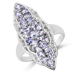 1.91 ctw Genuine Blue Topaz .925 Sterling Silver Ring