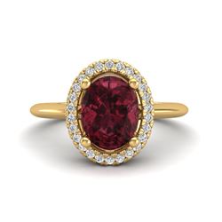 4.14 ctw Genuine Amethyst and White Topaz .925 Sterling Silver Ring