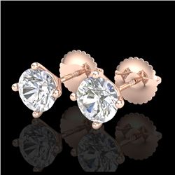 3.50 ctw Sapphire & VS/SI Diamond Ring 18K White Gold