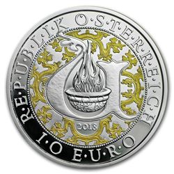 2018 Austria Proof Silver 10 Guardian Angels (Uriel)