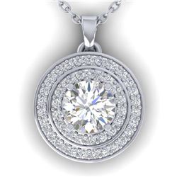 1.28 ctw H-SI/I Diamond Necklace 10K Yellow Gold