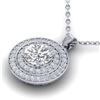 Image 2 : 1.28 ctw H-SI/I Diamond Necklace 10K Yellow Gold