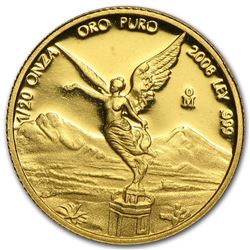 2008 Mexico 1/20 oz Proof Gold Libertad