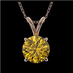 2 ctw VS Black Diamond Solitaire Ring 10K White Gold