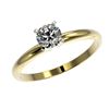 Image 2 : 0.85 ctw VS/SI Diamond 3 Stone Ring 14K Yellow Gold