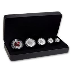2020 Canada 5-Coin Silver Maple Leaf O Canada Fractional Set