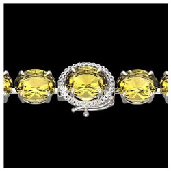 2.09 ctw SI/I Fancy Intense Yellow Diamond Ring 10K White Gold