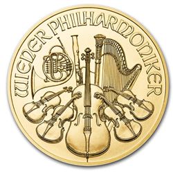 2020 Austria 1/10 oz Gold Philharmonic BU