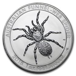 2015 Australia 1 oz Silver Funnel-Web Spider BU