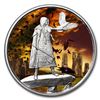 Image 1 : 1 oz Silver Colorized Round - Celtic Lore (The Morrigan)