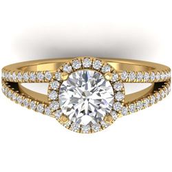 4 ctw SI/I Intense Blue And Diamond Earrings 18K White Gold