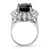 Image 2 : 1.50 ctw Black Diamond Ring Martini 18K Rose Gold