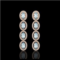 1.55 ctw H-SI/I Diamond Solitaire Halo Ring 10K Rose Gold