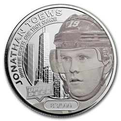 2017 Grandeur 1 oz Silver Hockey: Toews (Frosted)