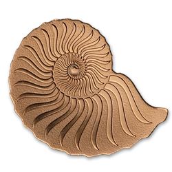 Mongolia 1/2 gram Rose Gold Ammonite