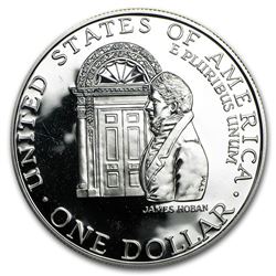 1992-W White House $1 Silver Commem Proof (Capsule only)