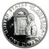 Image 1 : 1992-W White House $1 Silver Commem Proof (Capsule only)