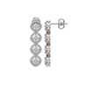 Image 2 : 3.50 ctw VS/SI Diamond Earrings 14K Rose Gold