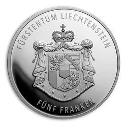 2019 Liechtenstein 1 oz Proof Silver 300 Years Liechtenstein