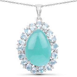 2 ctw Aquamarine & VS/SI Diamond Ring 10K Yellow Gold