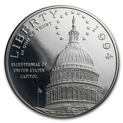 1994-S Capitol $1 Silver Commem Proof (Special Package)