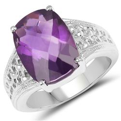 14K Yellow Gold Plated 2.16 ctw Genuine Tanzanite & White Topaz .925 Sterling Silver Ring