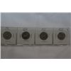 Image 1 : Canada Twenty-Five Cent Coins (4)