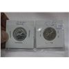Image 1 : Canada Twenty-five Cent Coins (2)