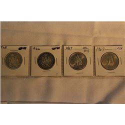 Canada Fifty Cent Coins (4)